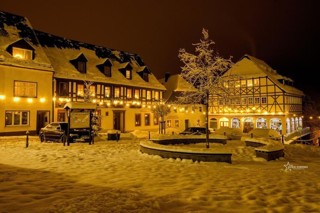 Gartentraum, Feuergrill, Kids-Spielwelt, 4Raeume Hartenstein  Exterior foto