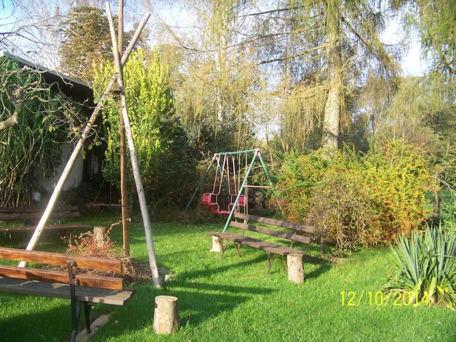 Gartentraum, Feuergrill, Kids-Spielwelt, 4Raeume Hartenstein  Exterior foto